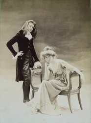 Nathalie Clifford Barney (1876-1972) und Renee Vivien (1877-1909) Ende des 19. Jahrhunderts